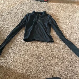 NWT Hollister Half Zip Slim Tee Size Small